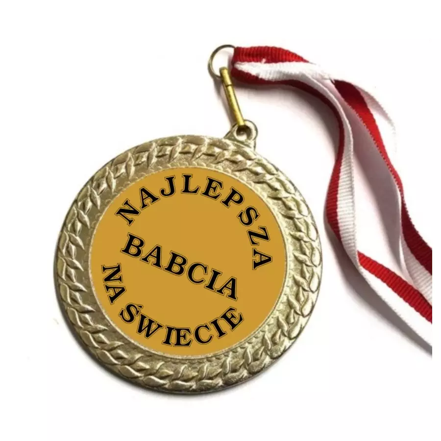 MEDAL NAJLEPSZA BABCIA NA ŚWIECIE